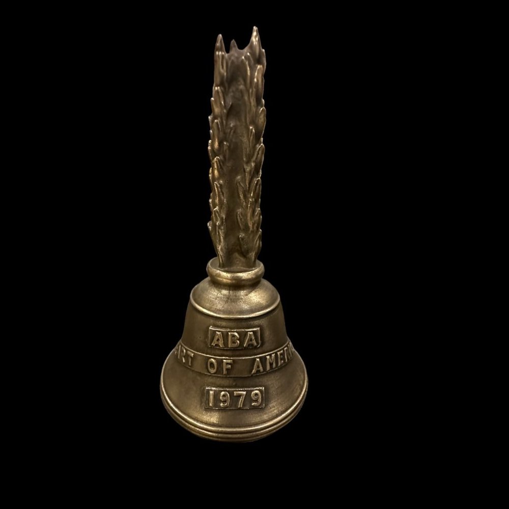 Vintage ABA Brass Bell, American Bell Association ABA Convention Ltd Edition